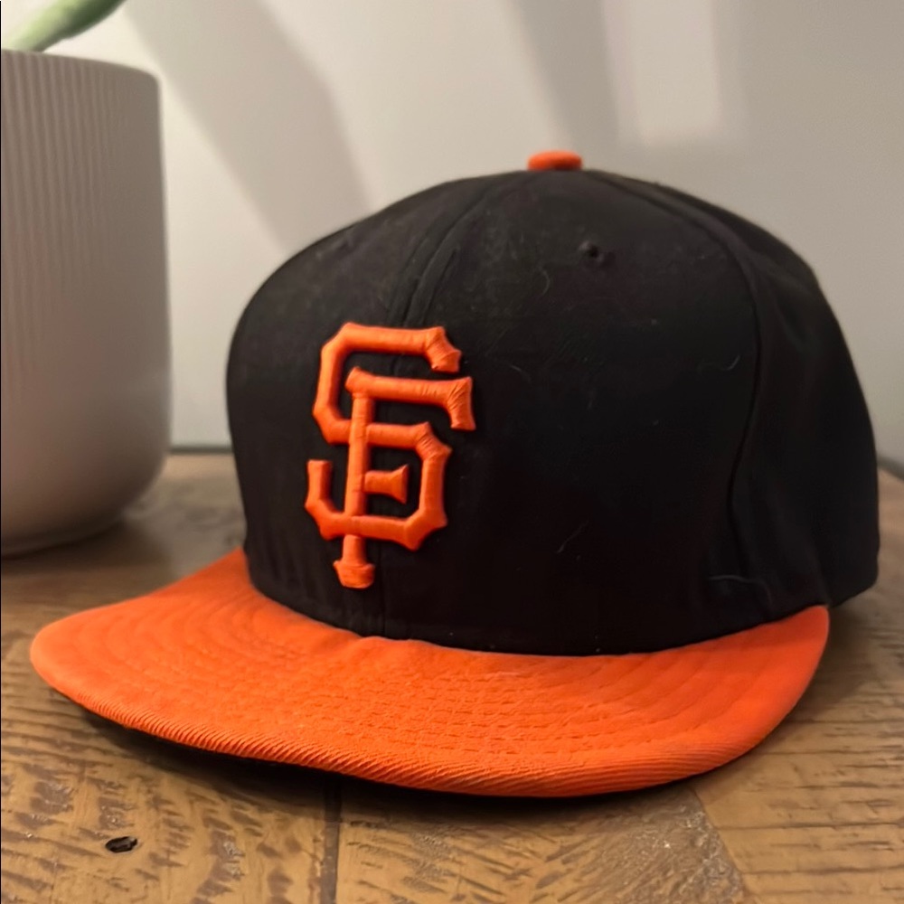 Kids Black and Orange Cap